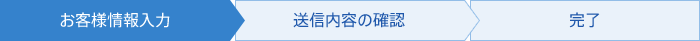お客様情報入力